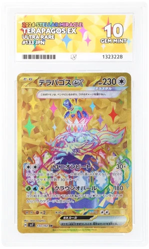 Terapagos ex 133/102 ACE graded card