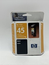 HP 45 51645A Black Genuine Ink Cartridge Expired 2004 NOS Sealed