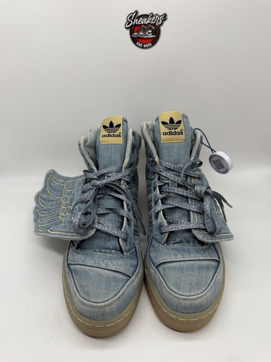 Adidas Originals ObyO Jeremy Scott JS Denim Wings Blue V24621 Bear