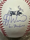 JJ WETHERHOLT CARDINALS CITY CONNECT "FOR THE LOU" SIGNED ROMLB BASEBALL JSA COA