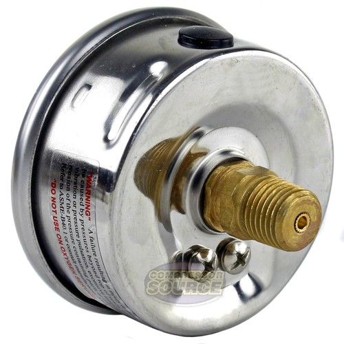 1/4" NPT Pressure Gauge Mounting Bracket with 2.5" Liquid Gauge 160 PSI Max - Picture 5 of 8