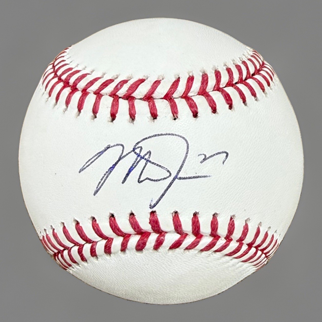 Los Angeles Angels Mike Trout Signed Autographed OML Baseball Auto PSA/DNA