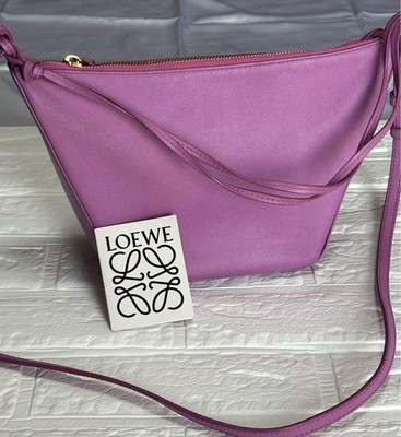 LOEWE 2 Way Hammock Mini Hobo Leather Hand Shoulder Bag 920738
