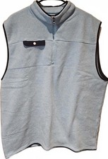 FootJoy 1/4 Zip Pullover Sweater Fleece Vest Jacket Blue Golf Men's XXL