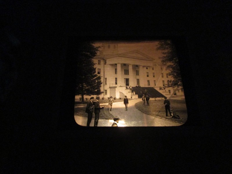 COLLEGE AT GETTYSBURG USED AS HOSPITAL 1903 MAGIC LANTERN SLIDE