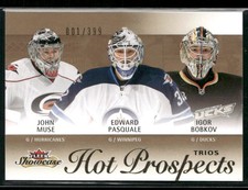 2013-14 Fleer Showcase John Muse / Edward Pasquale / Igor Bobkov RC /399 #125