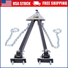 Adjustable Trailer Tow Bar Bumper Mount 5000 Lb Quick-disconnectfits Rvtruck