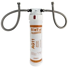 BieTal® Untertisch Trinkwasser Filtersystem mit Aktivkohle Anschlußfertig SET