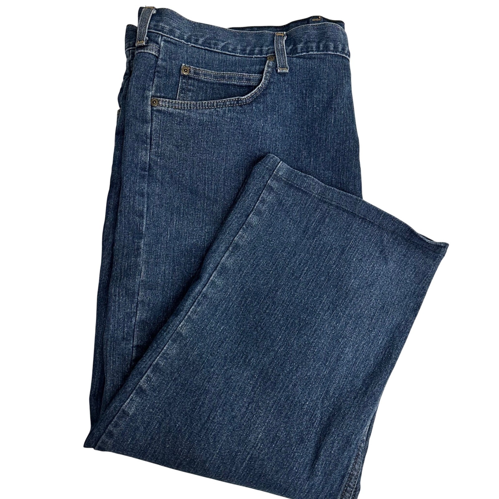 44x30 Dark Blue Stretch Straight Leg Ed130snb