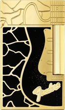 S.T. Dupont Fender Line 2 Perfect Ping Lighter & Necklace, C16025CL, New In Box