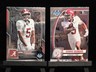 2) Germie Bernard 2024 Bowman University Chrome #156 1st + 2025 Base #187Alabama