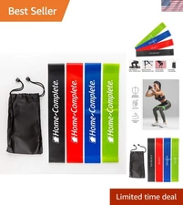 Lightweight Workout Bands 4-Pack - Versatile for Fitness, Rehab & Stretching