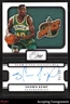 2022-23 Panini One and One Team Titans Purple #13 Shawn Kemp AUTO 01/35 Sonics