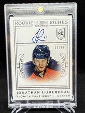 2013-14 National Treasures Jonathan Huberdeau RC Autograph 58/99