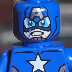 LEGO Marvel SH0228 Space Captain America Minifigure From Set 76049