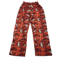 DENVER BRONCOS FLEECE PAJAMA PANTS Football NFL Boys YOUTH LARGE 14/16