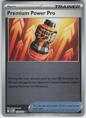 PO-03 Reverse Holo Premium Power Pro 124/132 Uncommon ME01: Mega Evolution