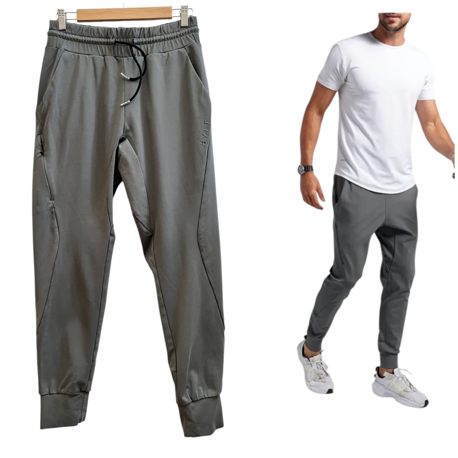 BYLT Premium Basic Active Pockets Cuffed Ankles J… - image 2