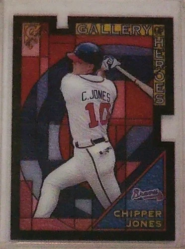 2000 Topps Gallery - Gallery of Heroes Chipper Jones #GH2
