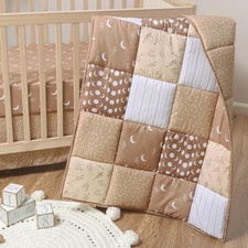 3 Piece Baby Crib Bedding Set for Boys Girls - Newborn, Infant Nursery Be...