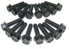 Grade 8 Ford Fe 390 - 428 Stock Exhaust Manifold Flange Bolts Black Oxide New