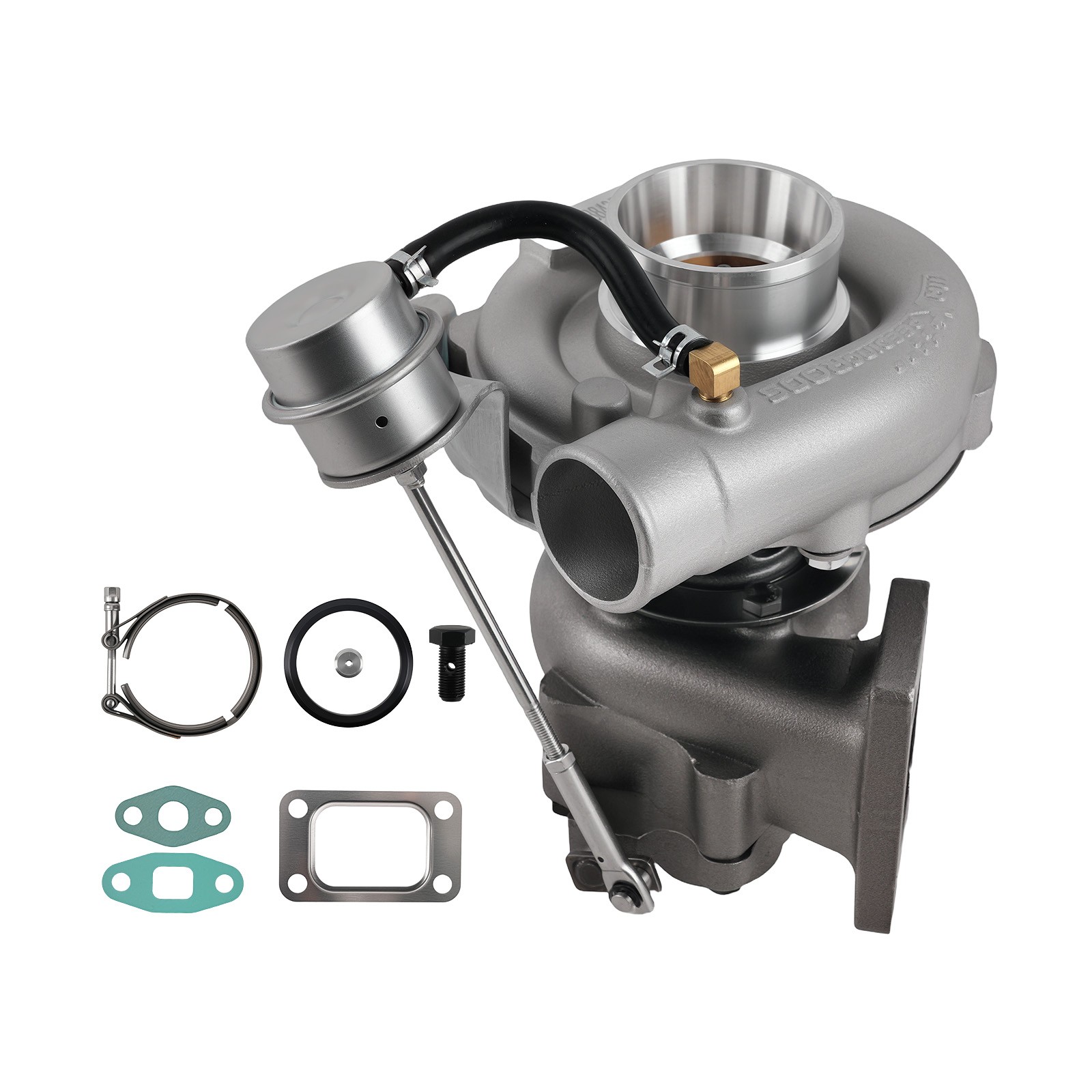 T3 T04E Turbocharger for 1.5-2.5L Engine T3 Flange 420HP V-Band Wastegate