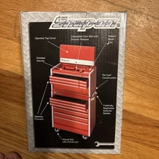 Snap-on Tools Diecast Mini Coin Bank KR637 KR657B 1/8 Scale Tool box new disp