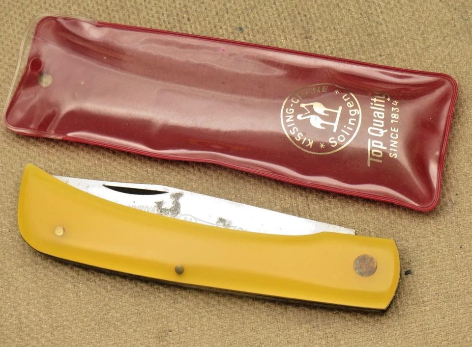 Vintage 1979 KISSING CRANE Carbon Steel Large Sodbuster Knife - Never Sharpened - Image 2 of 4