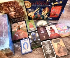 Lot of 13 Tarot Oracle Decks: Seasons of the Witch, Sherwood, Astrology, Lubanko