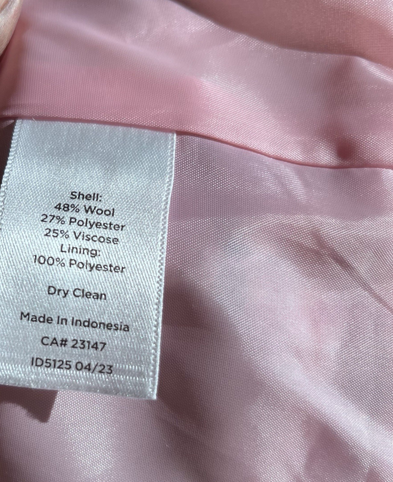 Talbots Pink Plaid Collared Button Lined Pockets … - image 7