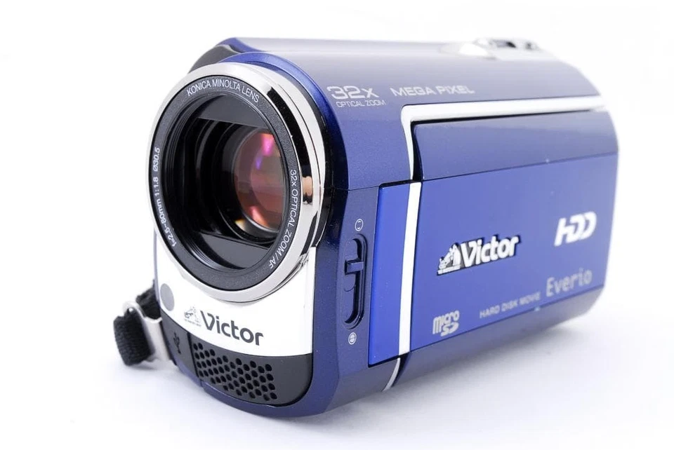 JVC Everio GZ-MG330 Hybrid Camcorder Digital Video Camera 32x optical zoom Blue - Image 2 of 4