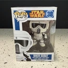 Funko Pop! Vinyl: Biker Scout Star Wars #38 Bobble-Head Figure