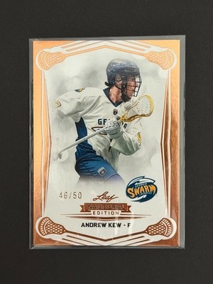 Andrew Kew 2025 Leaf NLL Inaugural Edition Rose Gold Card # 5 /50