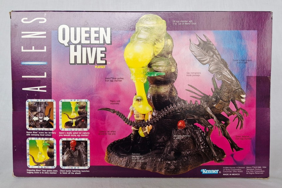 Aliens Queen Hive Playset Kenner 1994 Boxed Toy Chestburster Hatchling ...