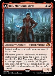 Ral, Monsoon Mage // Ral, Leyline Prodigy - Modern Horizons 3 MH3 #247 Mythic Rare