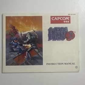 Mega Man 3 (Nintendo, NES) Complete CIB - Tested