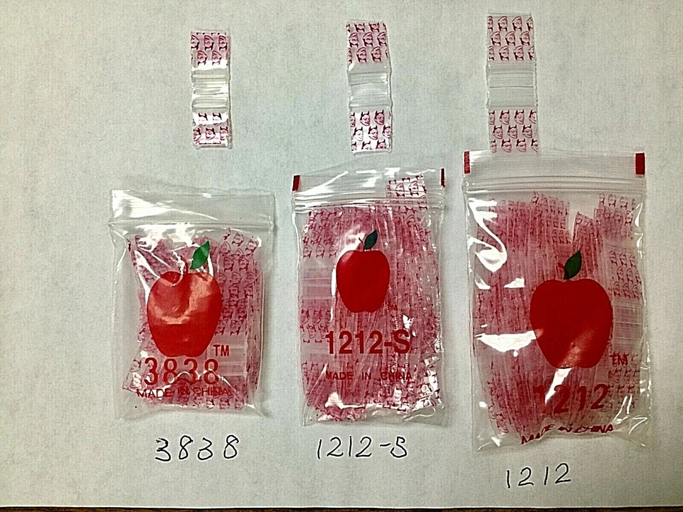 1212 MINI ZIP SEAL DESIGN BAGS 1/2" X 1/2" CHOOSE 1 DESIGN 1000 PCS, 👀Details🔽 - Image 2 of 4