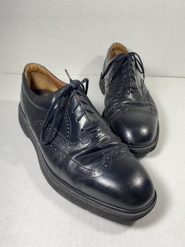 Rockport DressSports schwarz Budapester Herren 12M Schuhe Vibram elegante Schuhe Leder