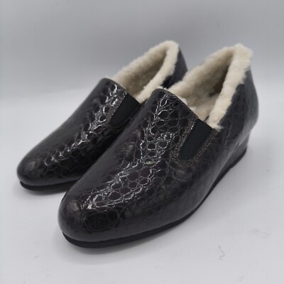 Fortuna Gr 36 Damen Halbschuhe Ballerinas Slipper gefüttert Neuwertig Karton82