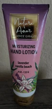 Natura Amor by Joyce Giraud MOISTURIZING HAND LOTION Lavender Vanilla Beach NEW