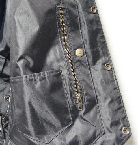 Chaleco de Cuero Negro Unisex Motociclista / Harley Davidson Cuero King Talla 46 - Imagen 10 de 19