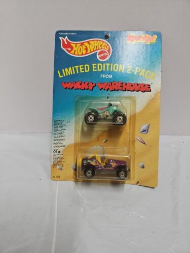 Hot Wheels Kool-Aid Wacky Warehouse Limited Edition 2-Pack w/ QuadRacer & Jeep - Afbeelding 1 van 3