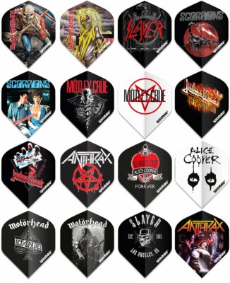 Winmau Rhino Extra Thick Rock Legends Standard Flights