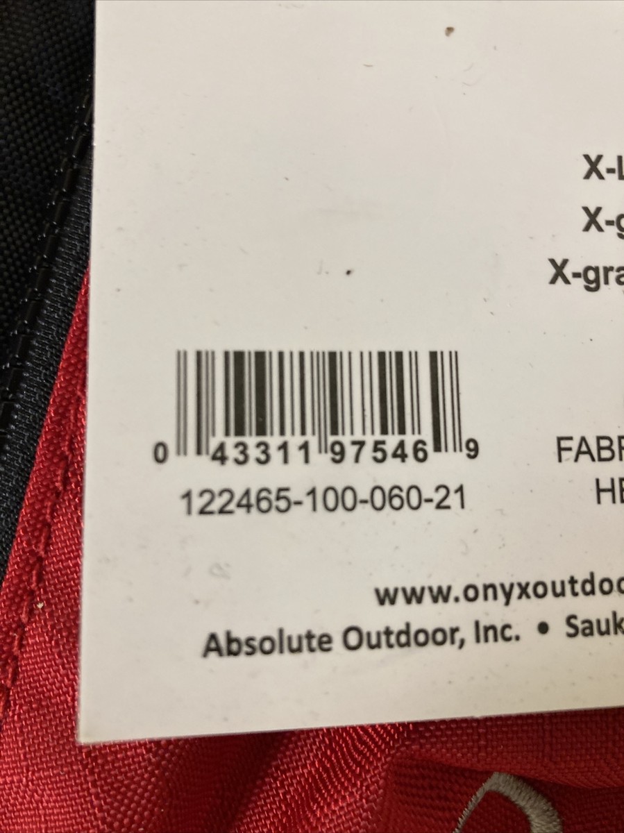 Onyx 122465-100-060-21 Torsion Movevent Paddle Pfd, Red -XL/2X | eBay