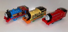 Lot of 3 Trackmaster Thomas Percy James Motorized Trains, Tested and Working