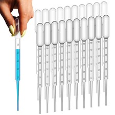 RE-GEN 3ml Graduated Transfer Pipette Pasteur Eye Dropper- Vacuum Sealed x 30