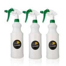 Empty Trigger Spray Bottles 32 OZ Chemical Resistant Heavy Duty Commercial