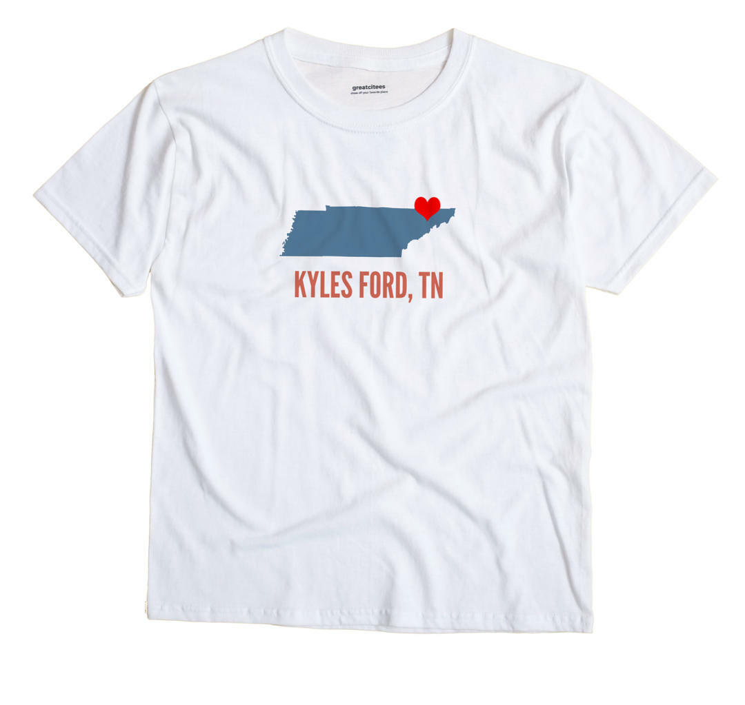 Kyles Ford Tennessee TN TShirt HEART eBay