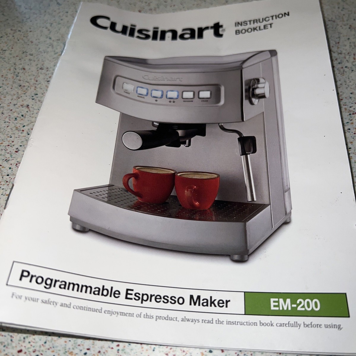 Cuisinart Programmable Espresso Maker Cuisinart Em200 Cuisinart In
