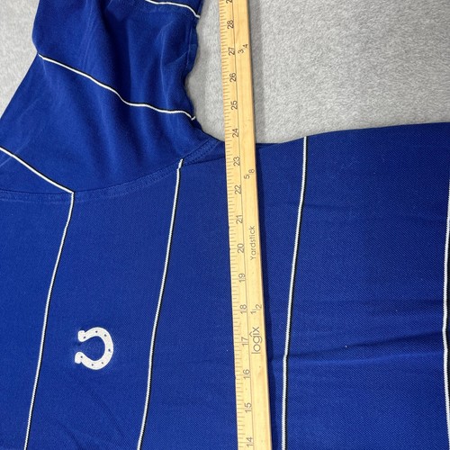 Cutter Buck Shirt Mens XL Blue Indianapolis Colts Football Polo Short Sleeve - Picture 8 of 11